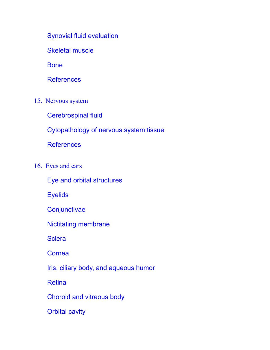 Preview page of Canine and Feline Cytopathology a Color Atlas and Interpretation Guide 4th Edition