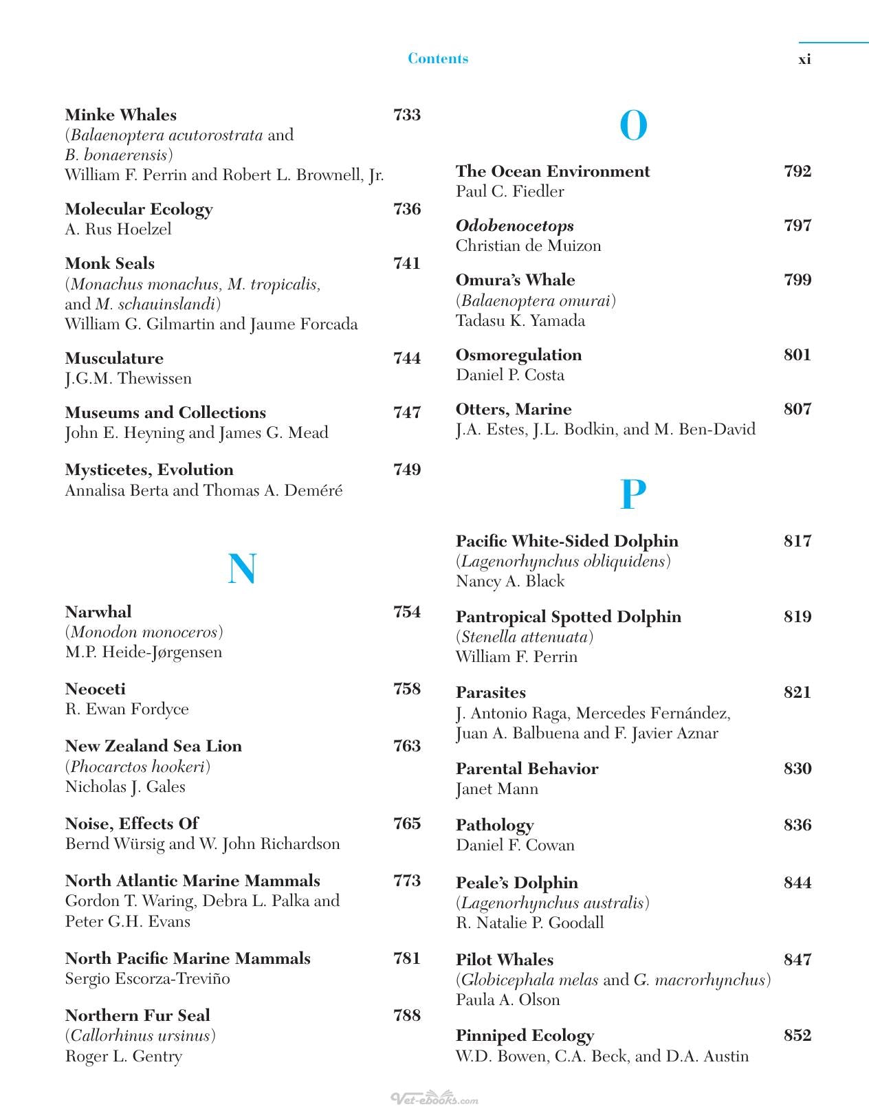 Encyclopedia Of Marine Mammals 2Nd Edition