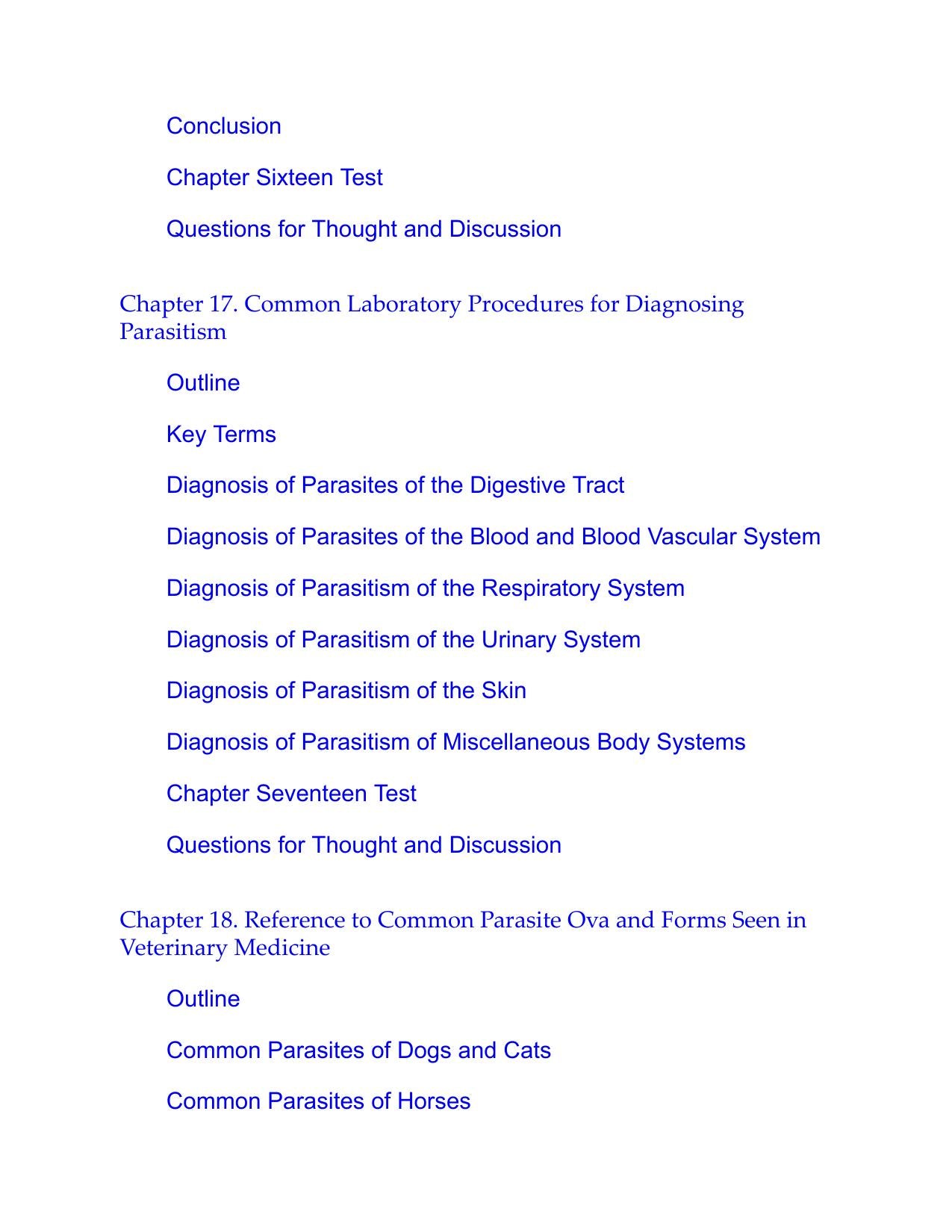 Diagnostic Parasitology For Veterinary Technicians 6Th Edition