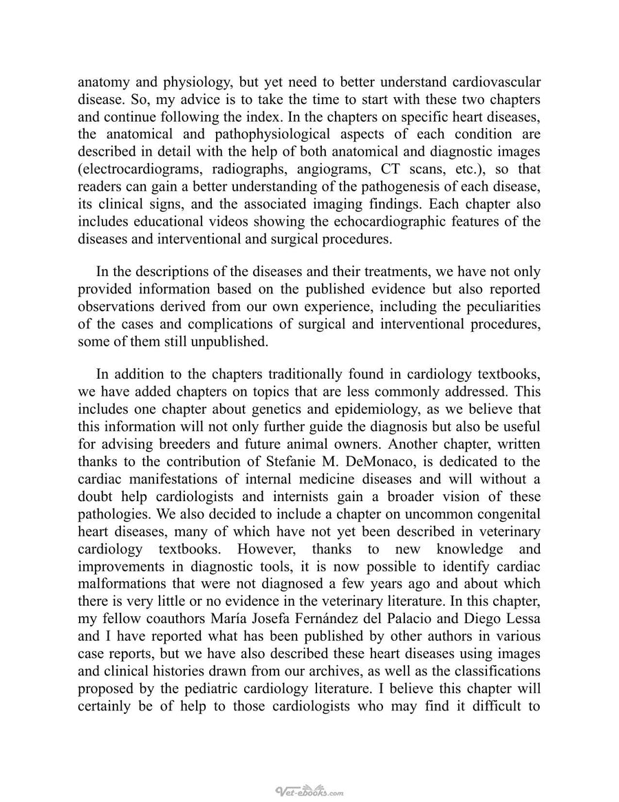 Preview page of Textbook of Cardiovascular Medicine in Dogs and Cats