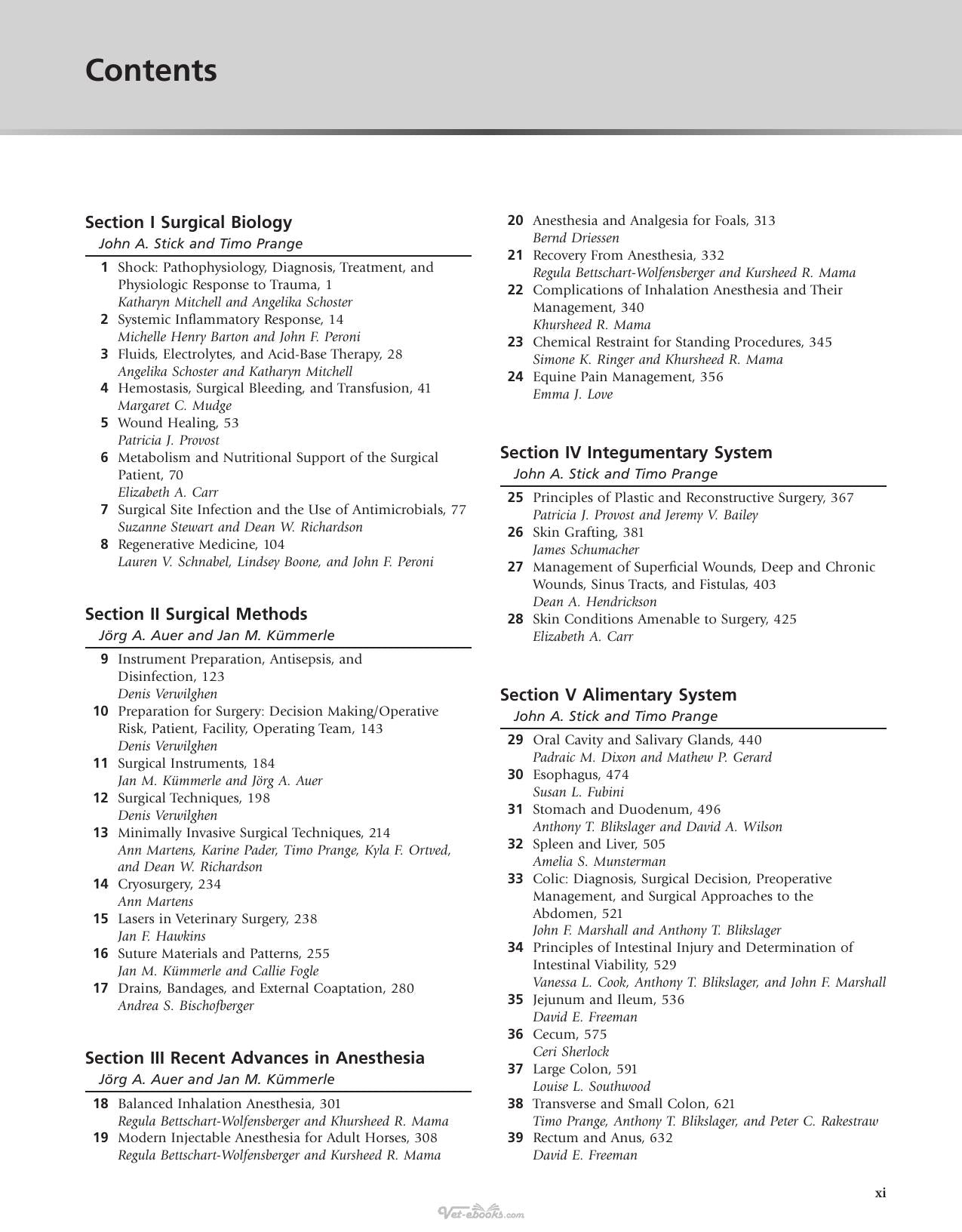 Equine Surgery 5Th Edition