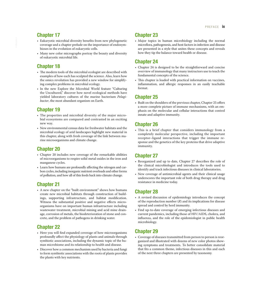 Preview page of Brock Biology of Microorganisms 14th Edition