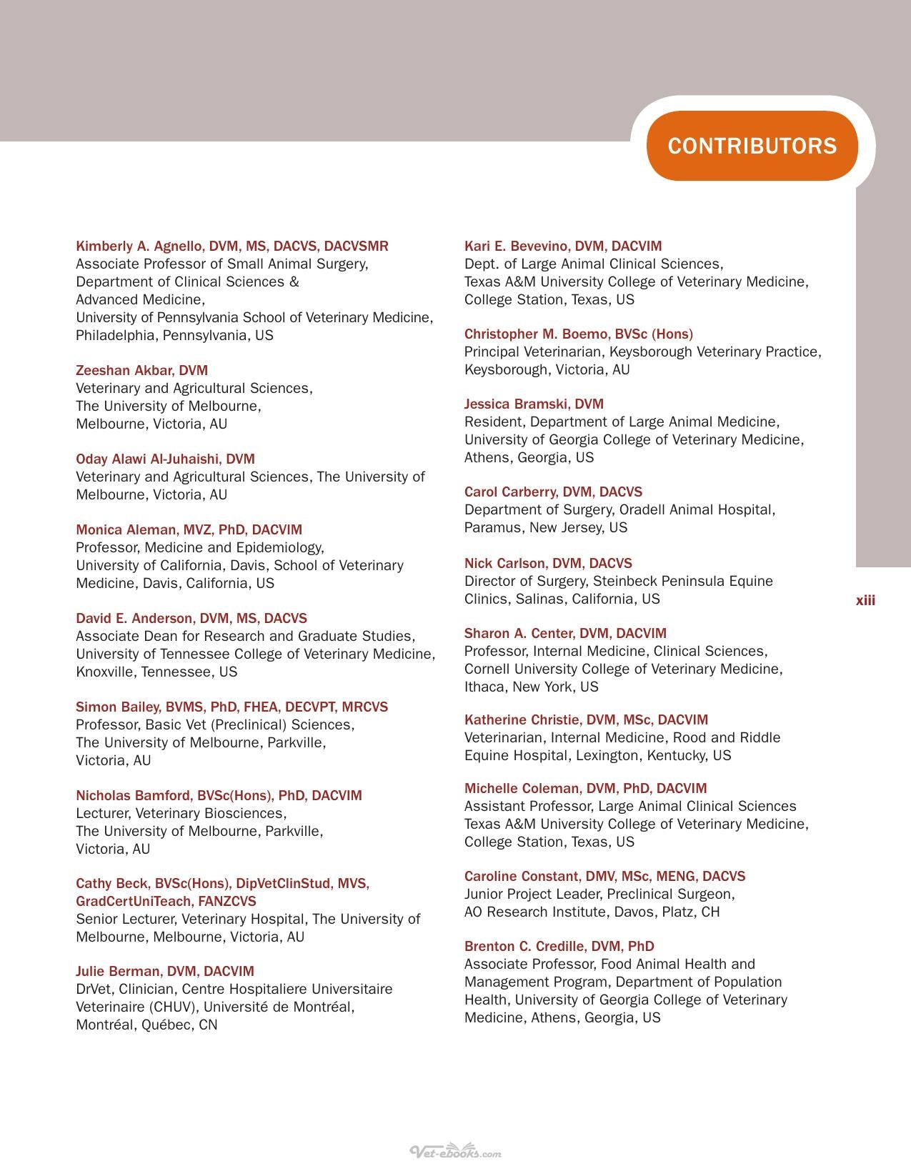 Comparative Veterinary Anatomy A Clinical Approach