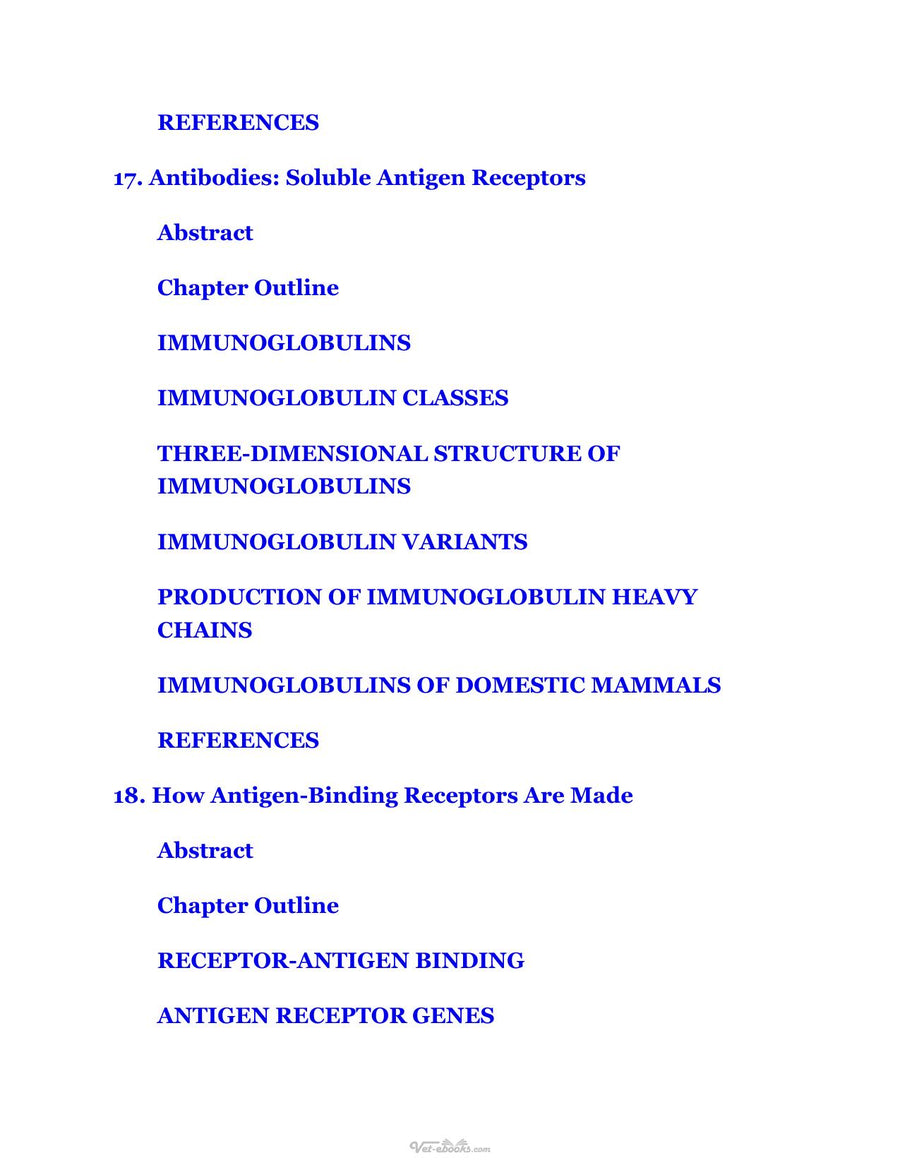 Preview page of Veterinary Immunology, 11th Edition