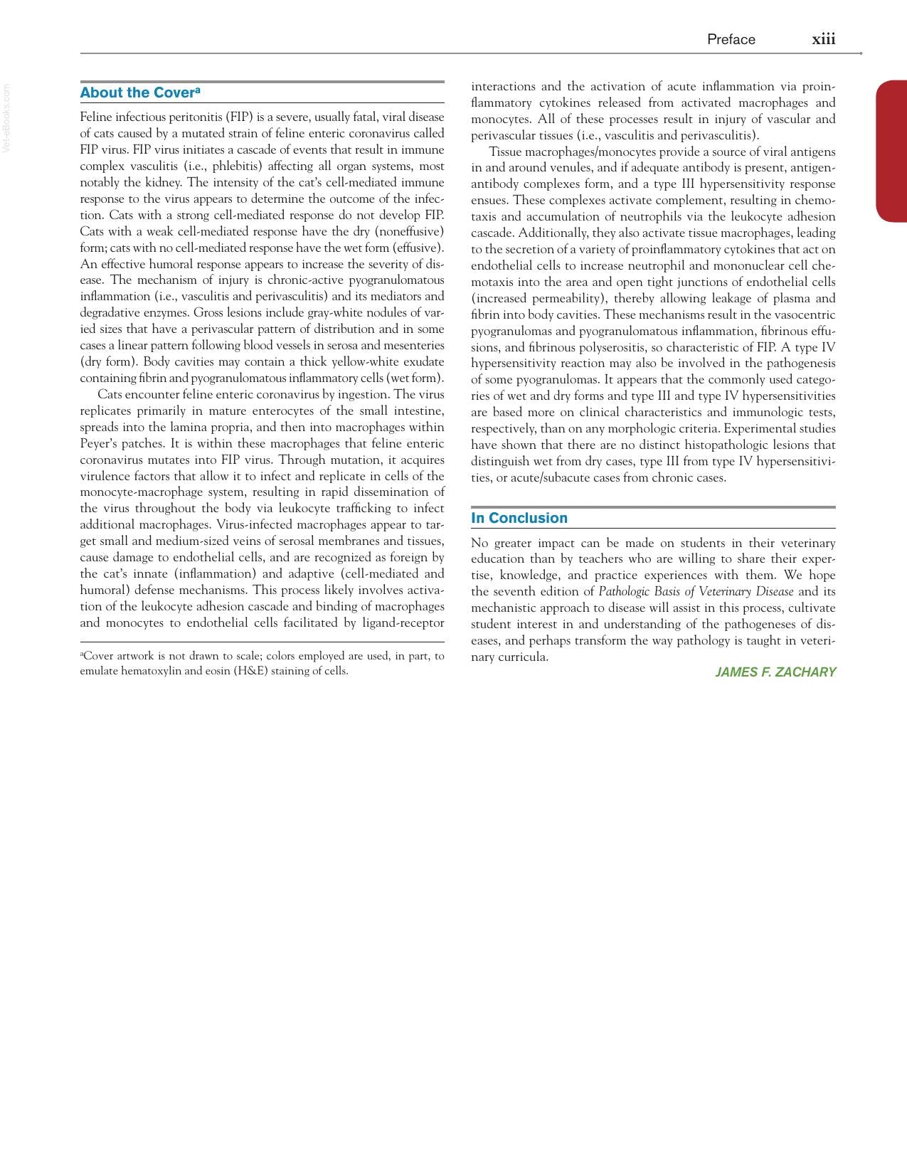Pathologic Basis Of Veterinary Disease 7Th Edition