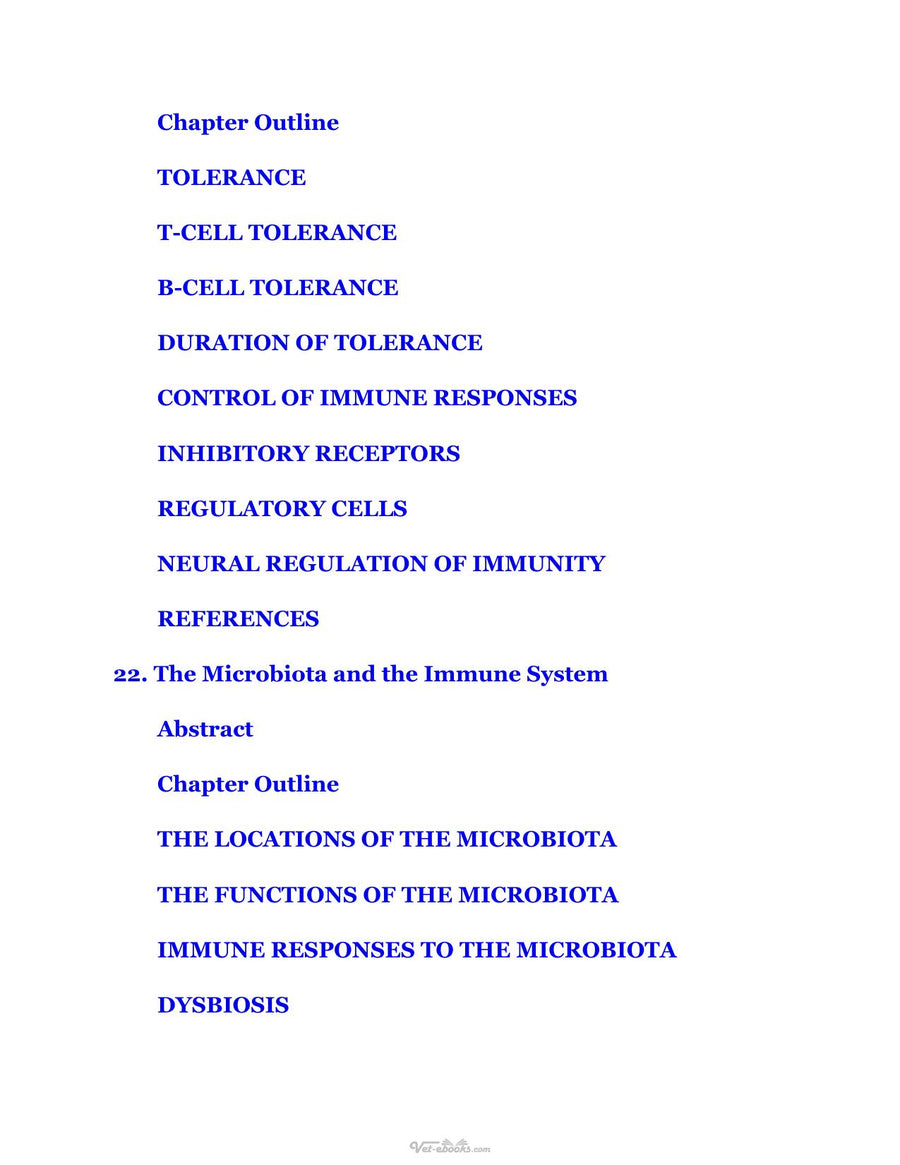 Preview page of Veterinary Immunology, 11th Edition