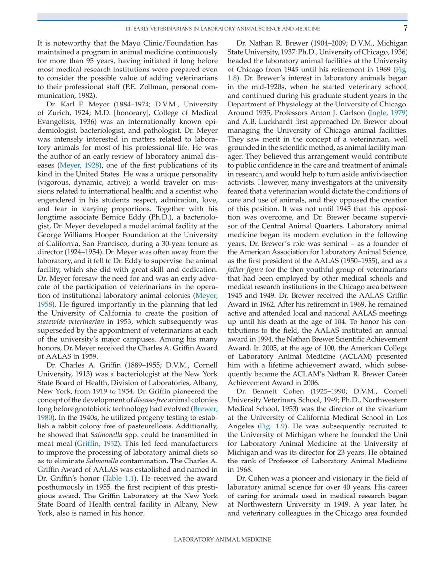 Preview page of Laboratory Animal Medicine 3rd Edition