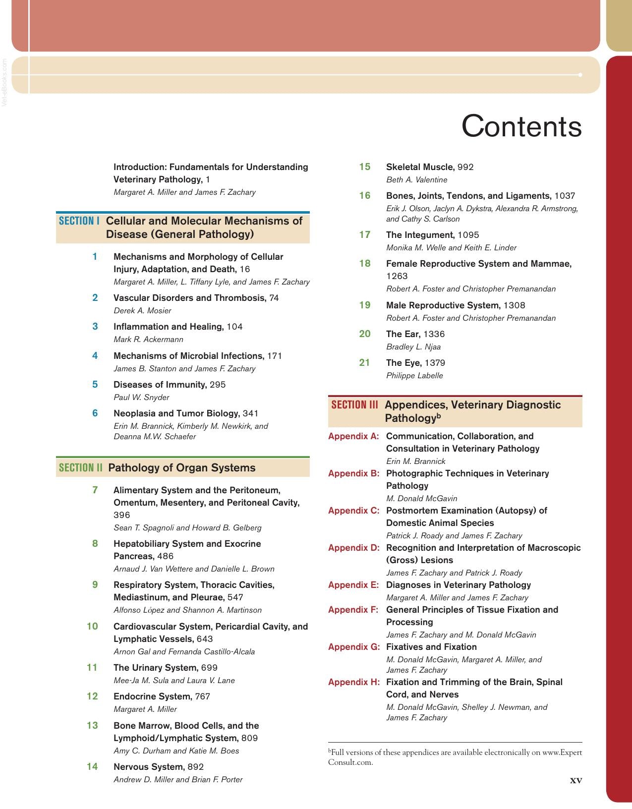 Pathologic Basis Of Veterinary Disease 7Th Edition