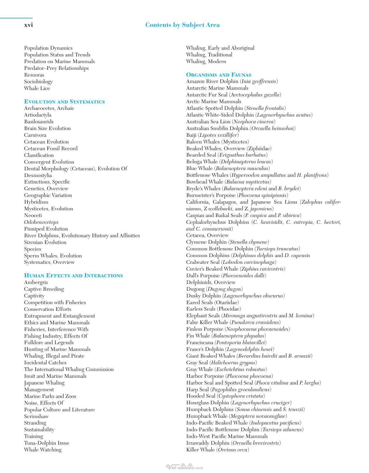 Encyclopedia Of Marine Mammals 2Nd Edition