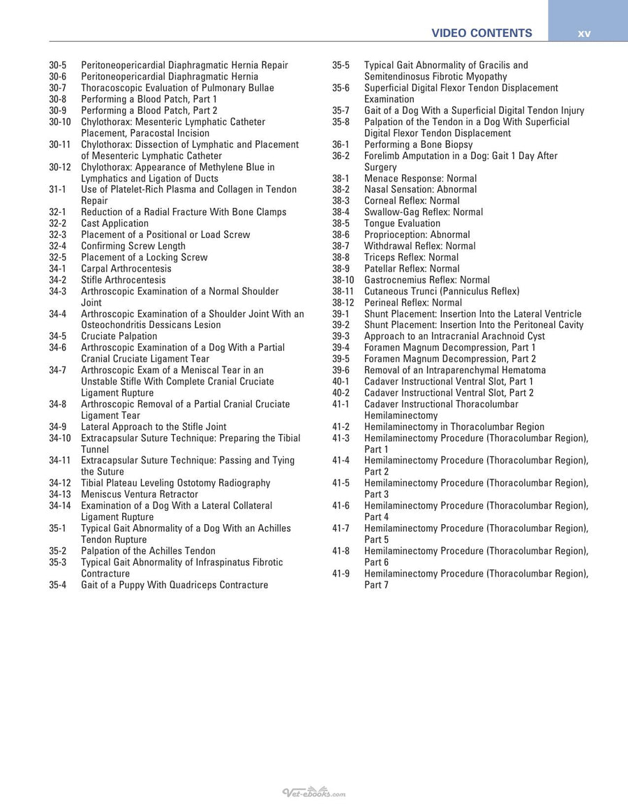 Preview page of Small Animal Surgery, 5th Edition (PDF + Videos)