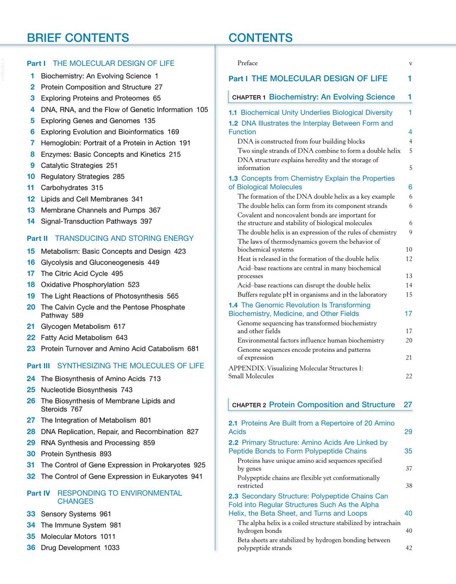 Preview page of Biochemistry 8th Edition (Berg, Tymoczko, Gatto, Stryer)