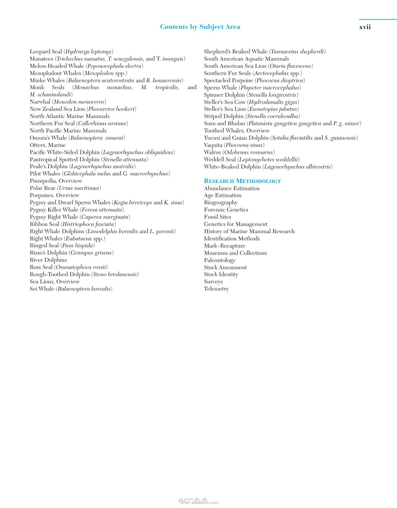 Encyclopedia Of Marine Mammals 2Nd Edition