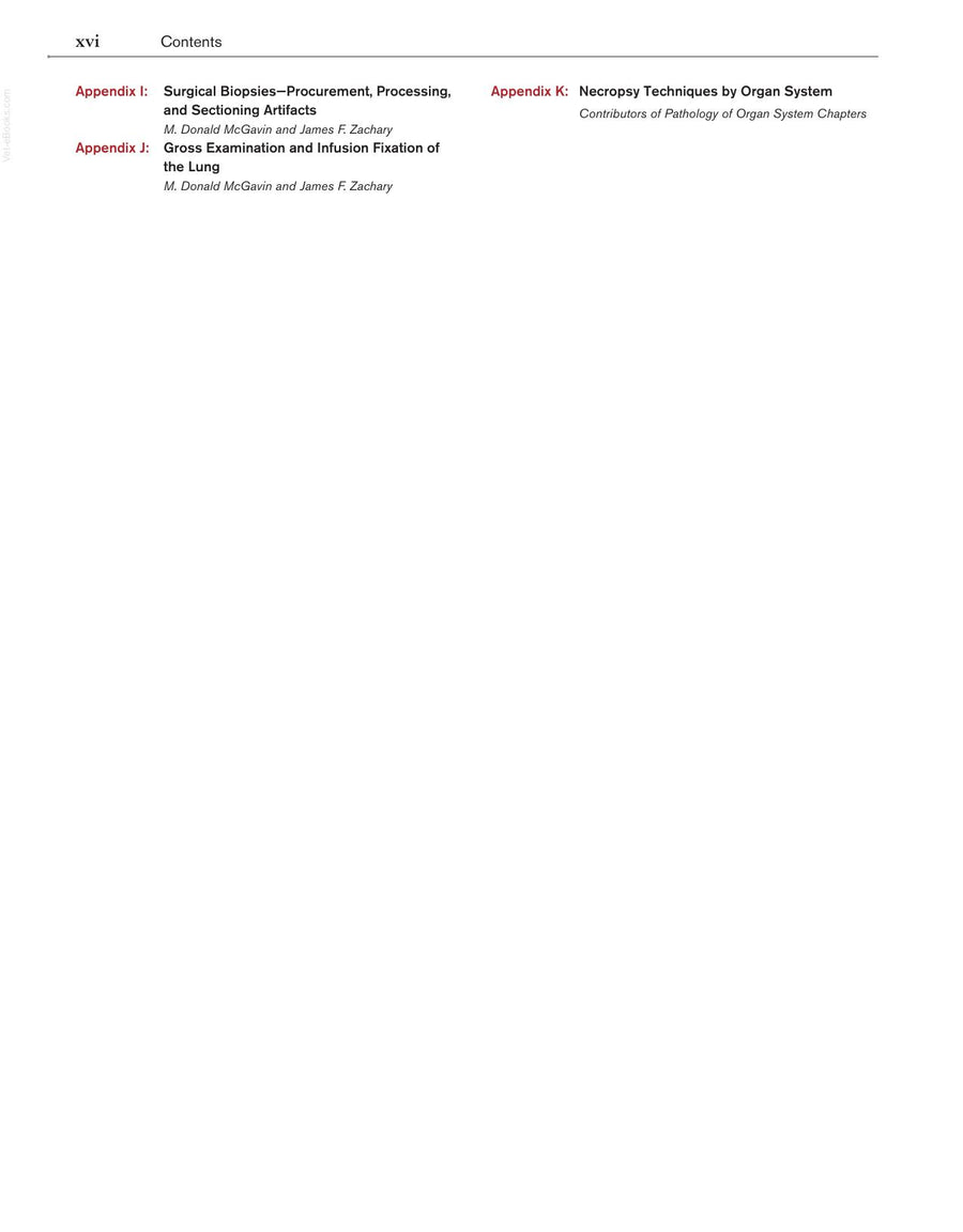 Preview page of Pathologic Basis of Veterinary Disease 7th Edition