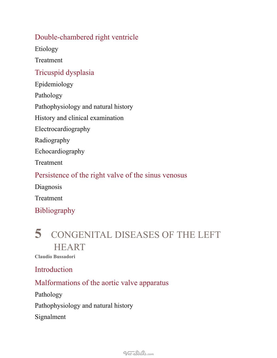Preview page of Textbook of Cardiovascular Medicine in Dogs and Cats