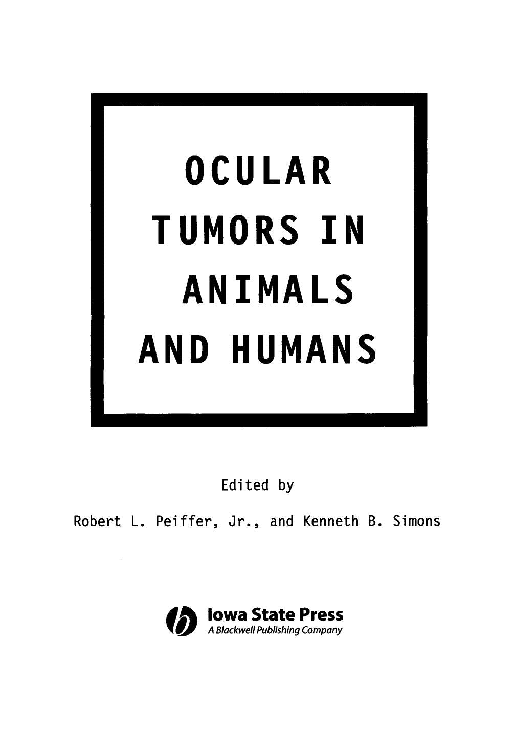Ocular Tumors In Animals And Humans