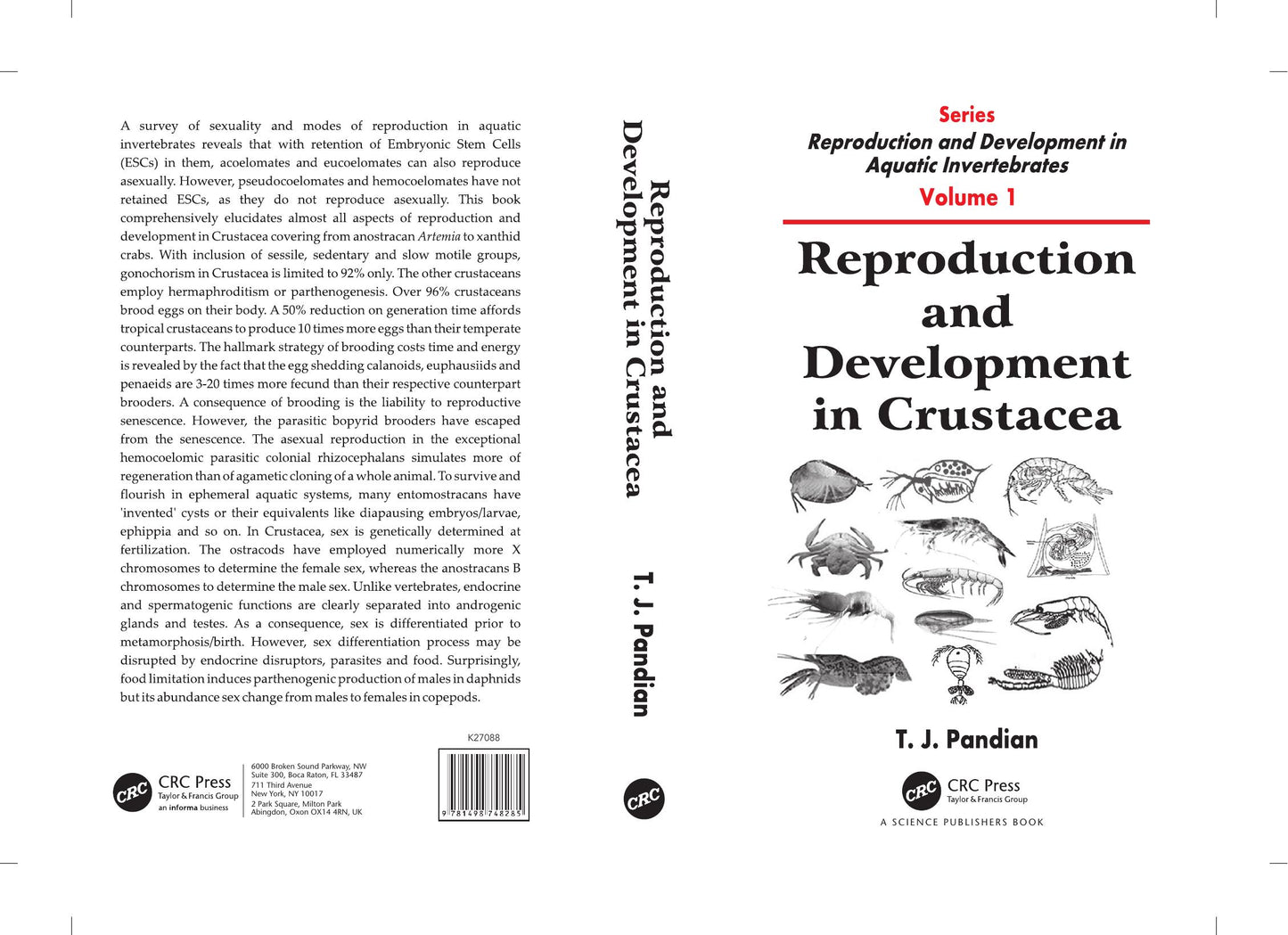 Reproduction And Development In Aquatic Invertebrates Vol 1 Reproduction And Development In Crustacea