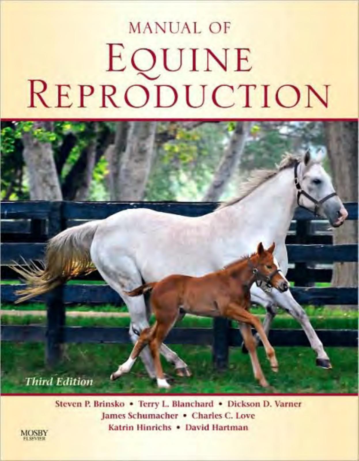 Manual Of Equine Reproduction 3Rd Edition