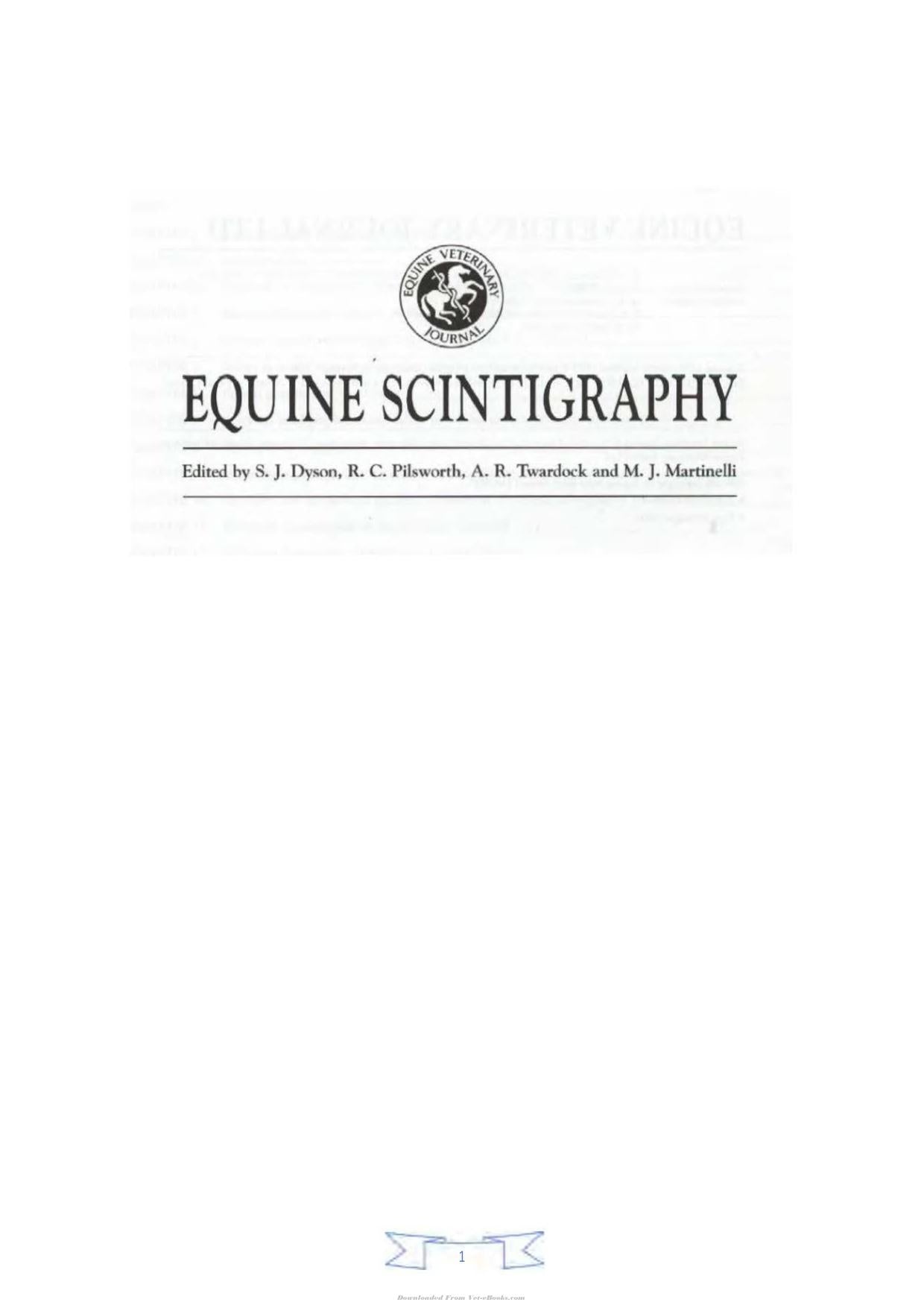 Equine Scintigraphy