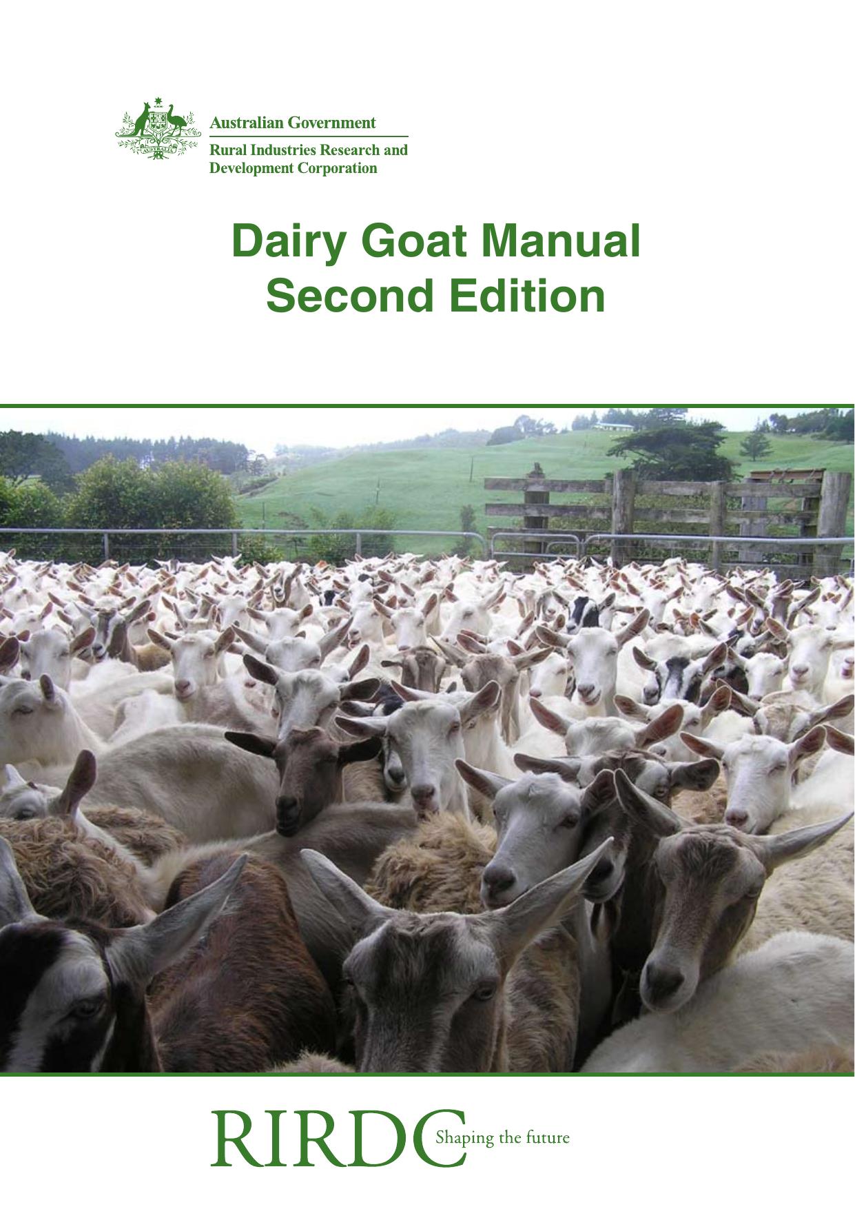 Dairy Goat Manual 2Nd Edition