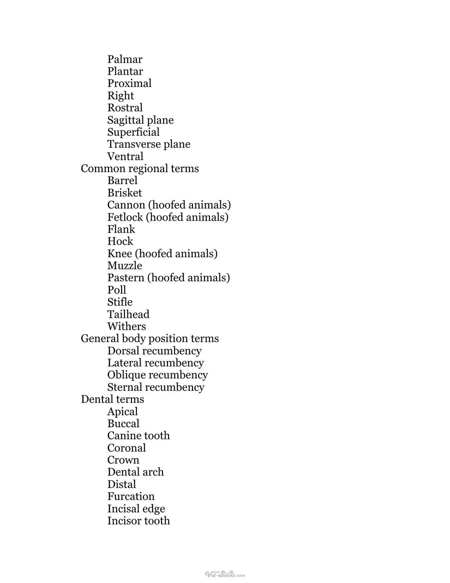 Preview page of Laboratory Manual for Clinical Anatomy and Physiology for Veterinary Technicians, 4th Edition