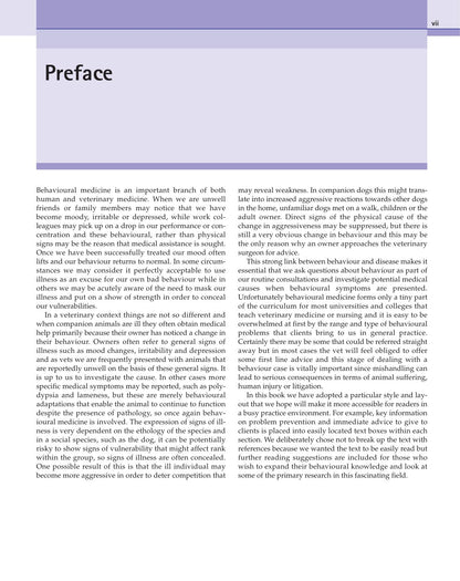 Behaviour Problems in Small Animals Practical Advice for the Veterinary Team