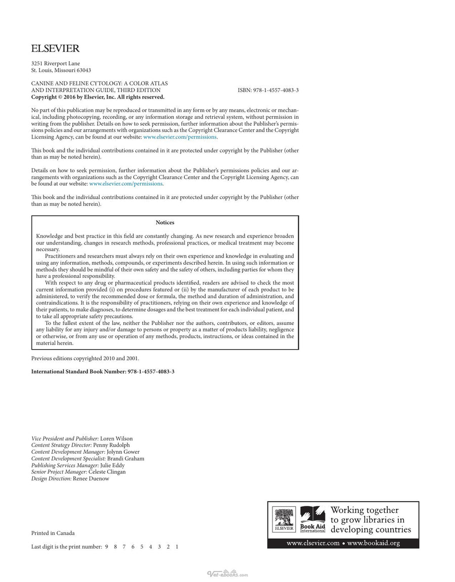 Preview page of Canine and Feline Cytology a Color Atlas and Interpretation Guide 3rd Edition