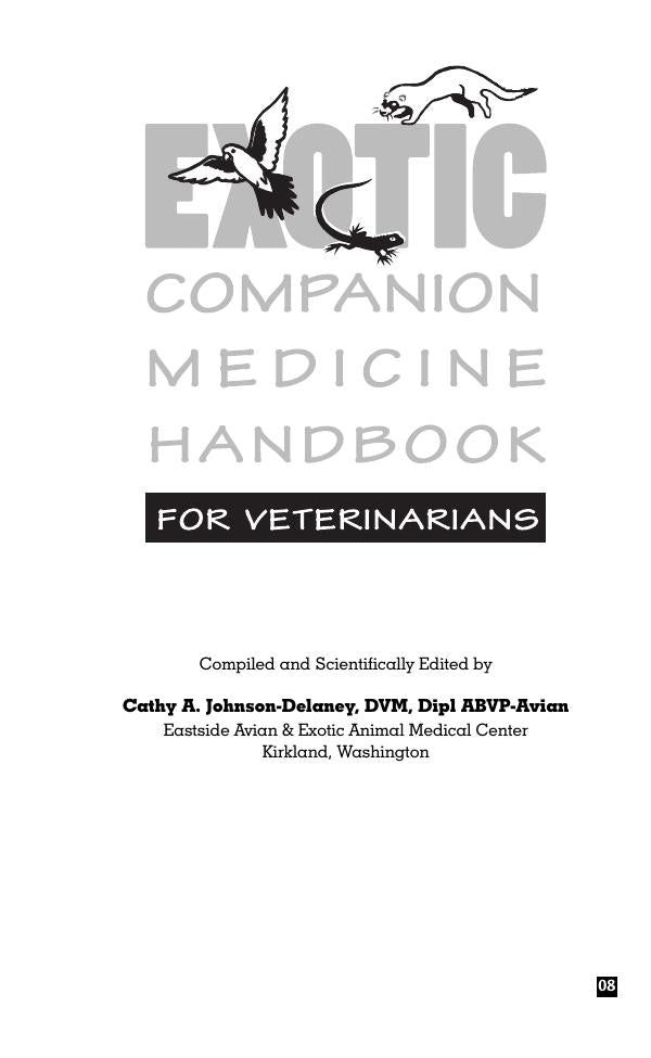 Exotic Companion Medicine Handbook For Veterinarians