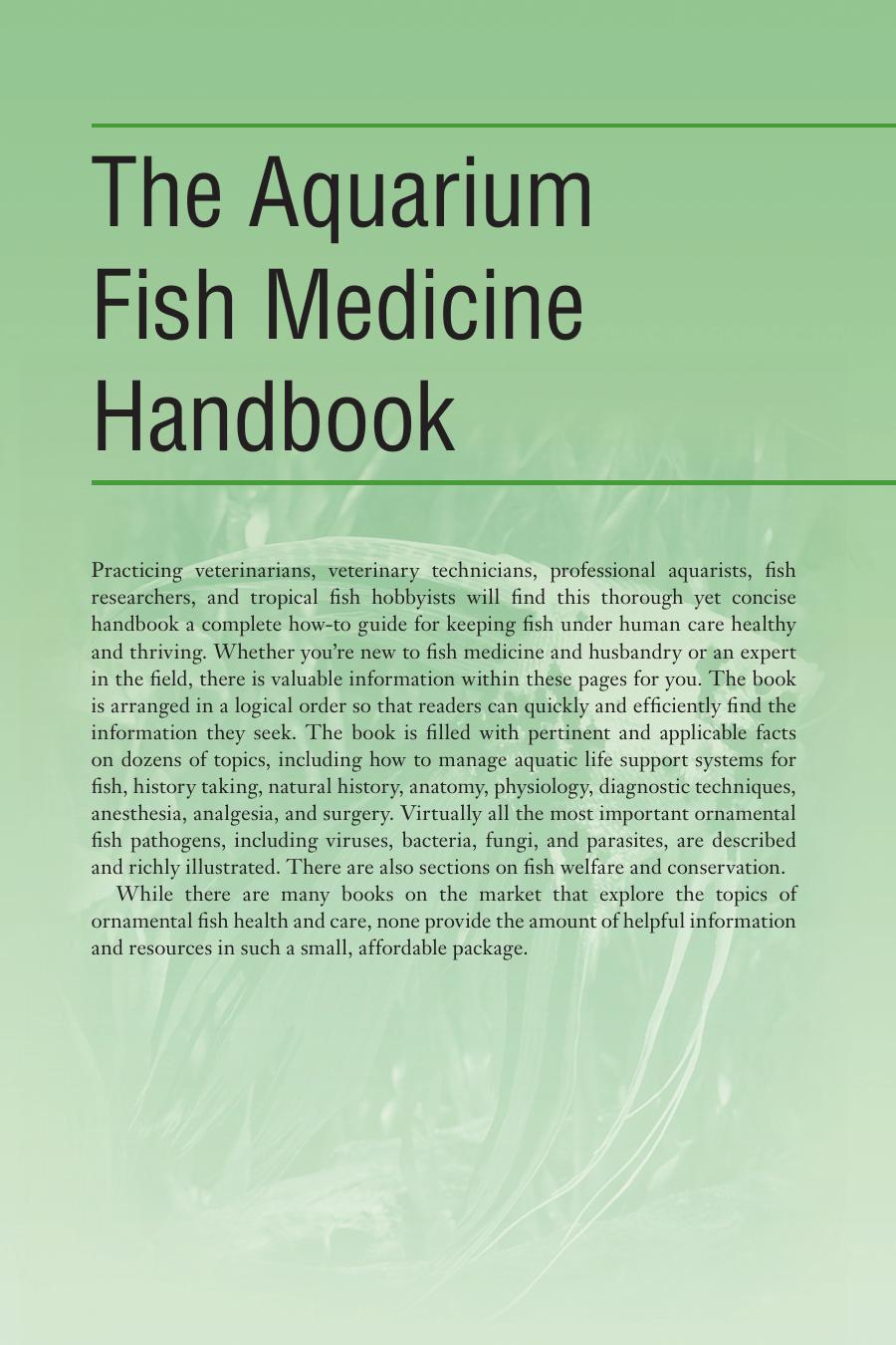 The Aquarium Fish Medicine Handbook