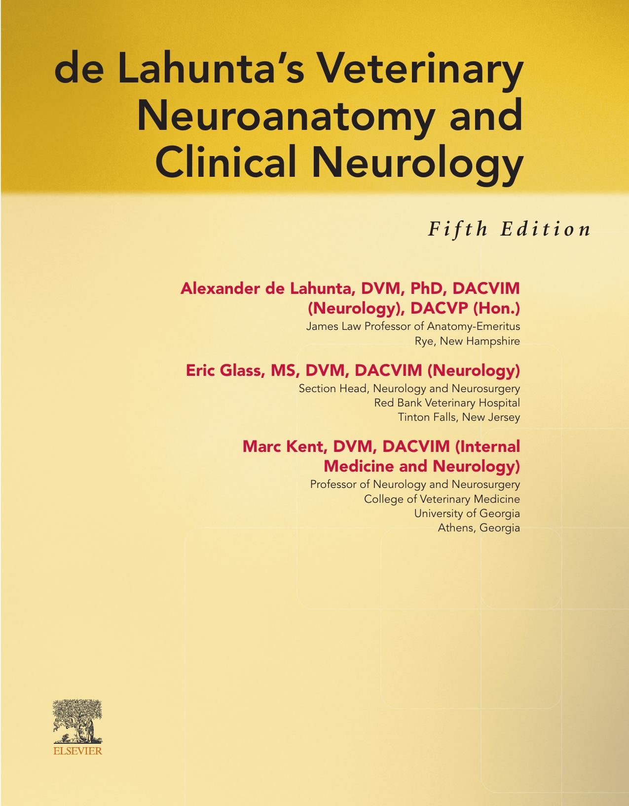 De Lahuntas Veterinary Neuroanatomy And Clinical Neurology 5Th Edition