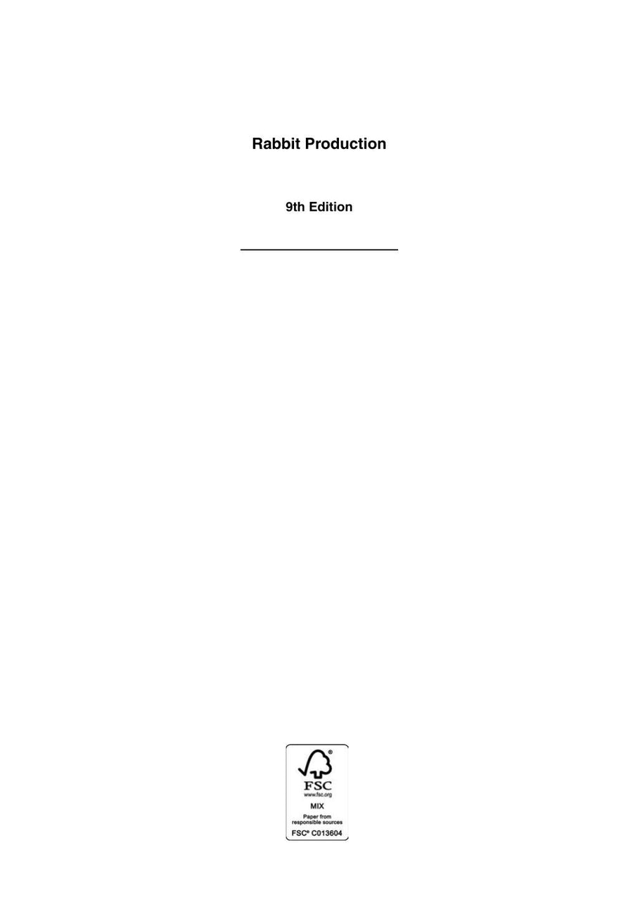 Preview page of Steven's Rabbit and Production, 10th Edition