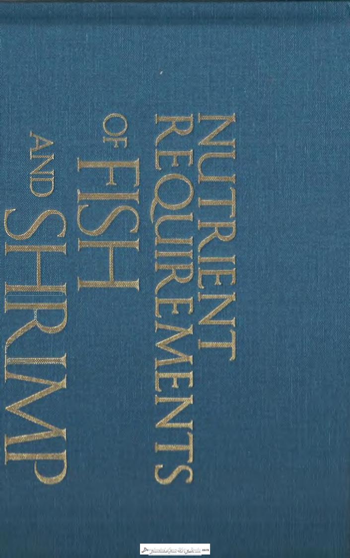 Nutrient Requirements Of Fish And Shrimp