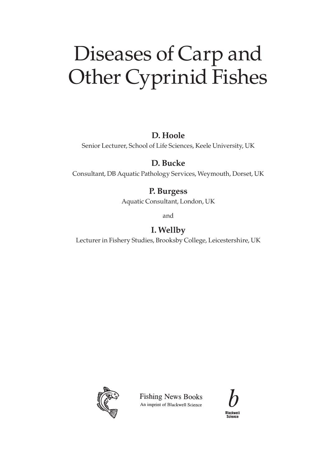 Diseases Of Carp And Other Cyprinid Fishes