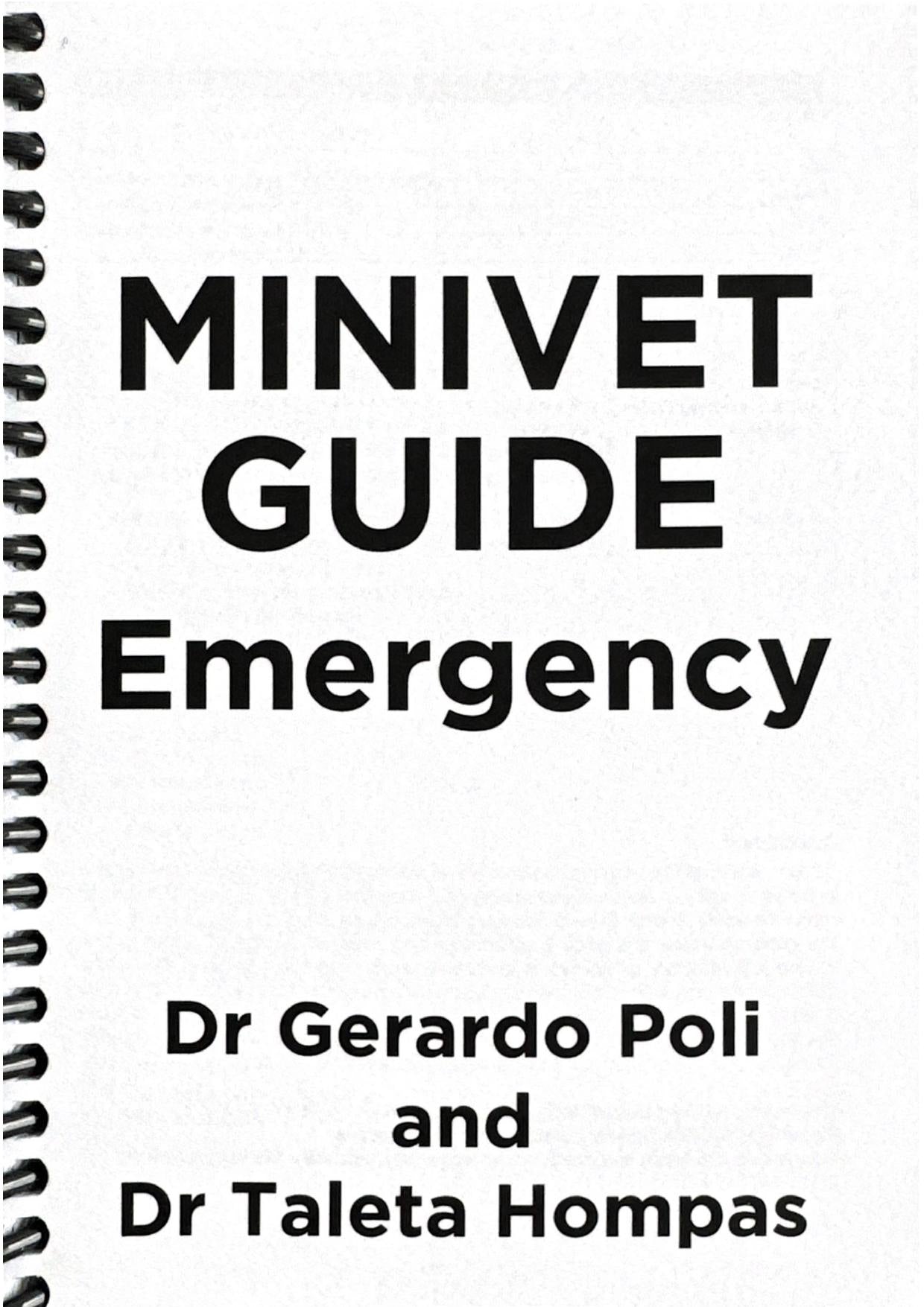 Minivet Guide Emergency Medicine