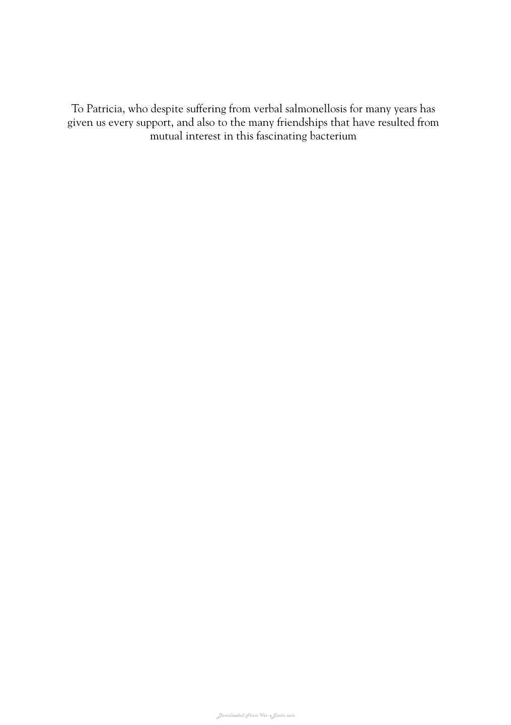 Salmonella In Domestic Animals