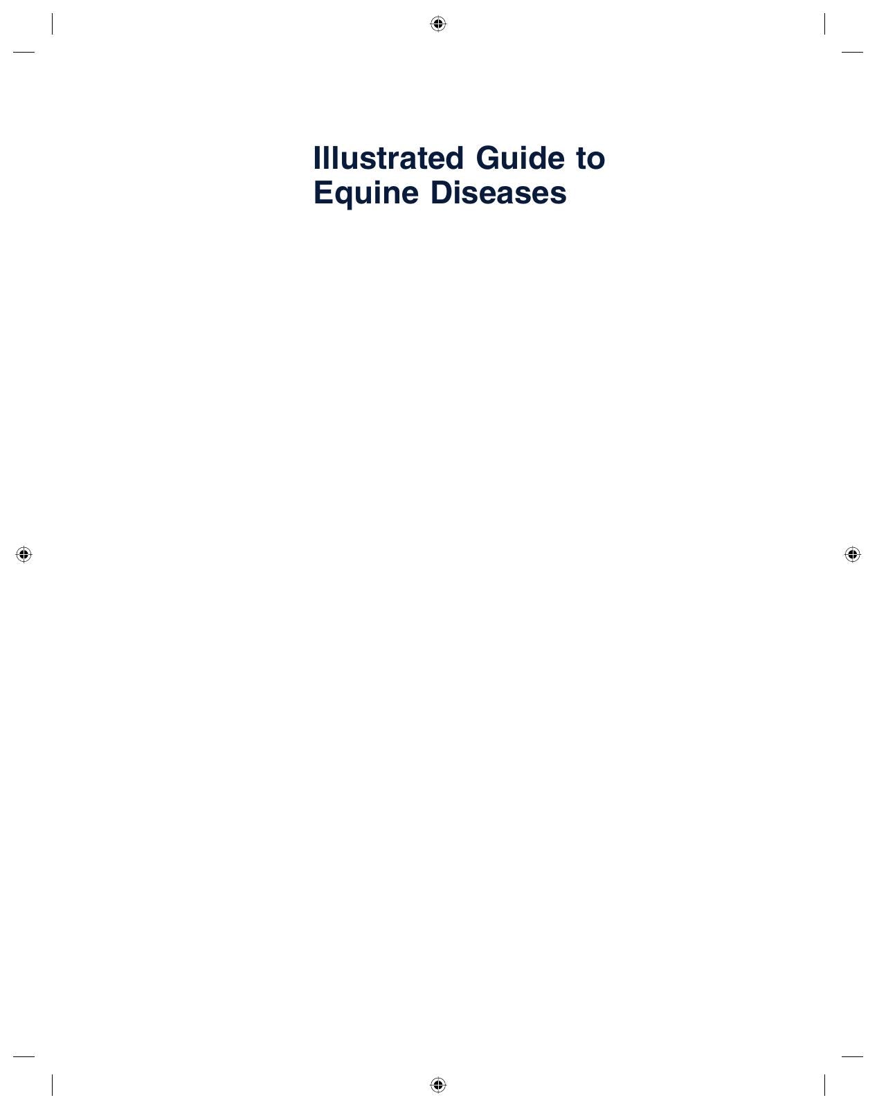 Illustrated Guide To Equine Diseases