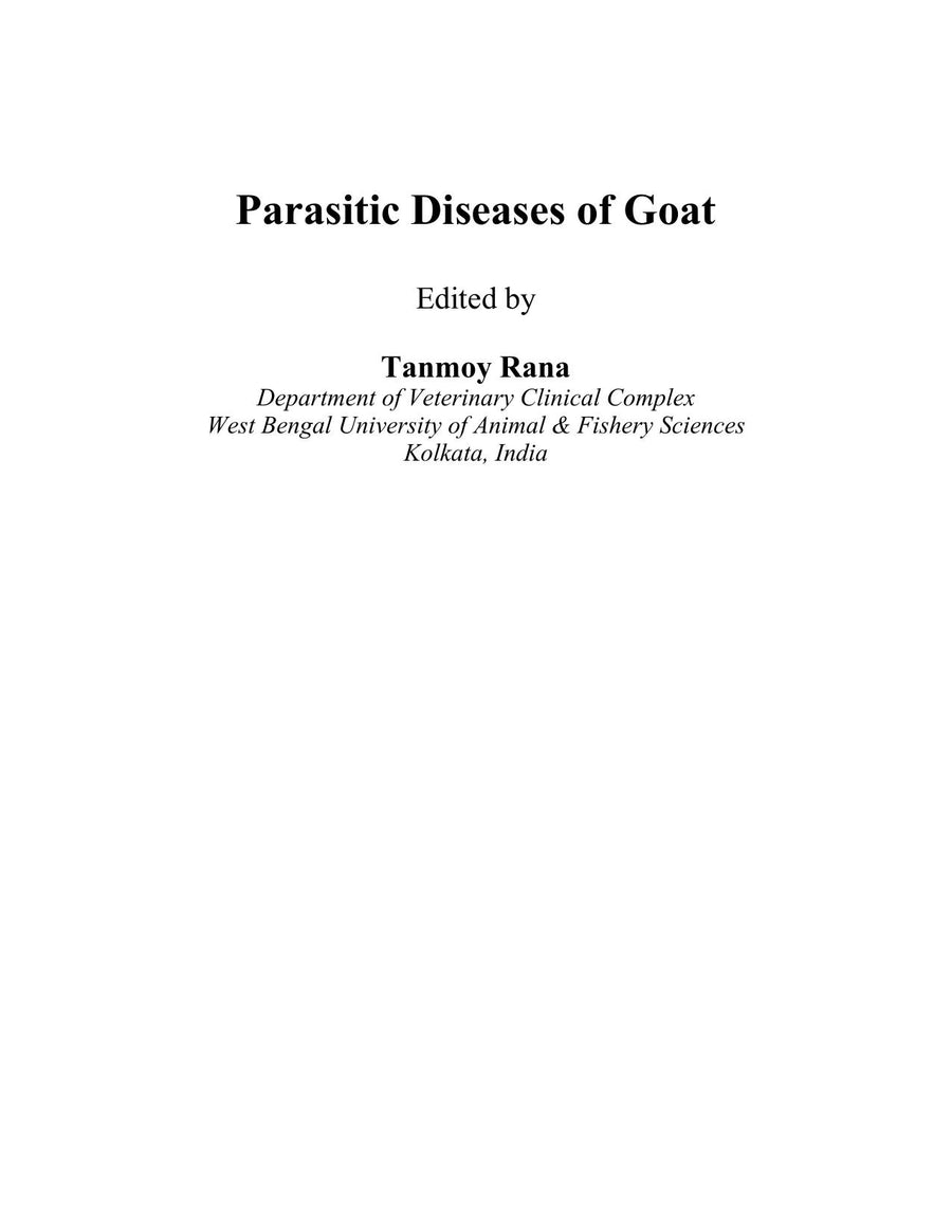 Preview page of Parasitic Diseases of Goats