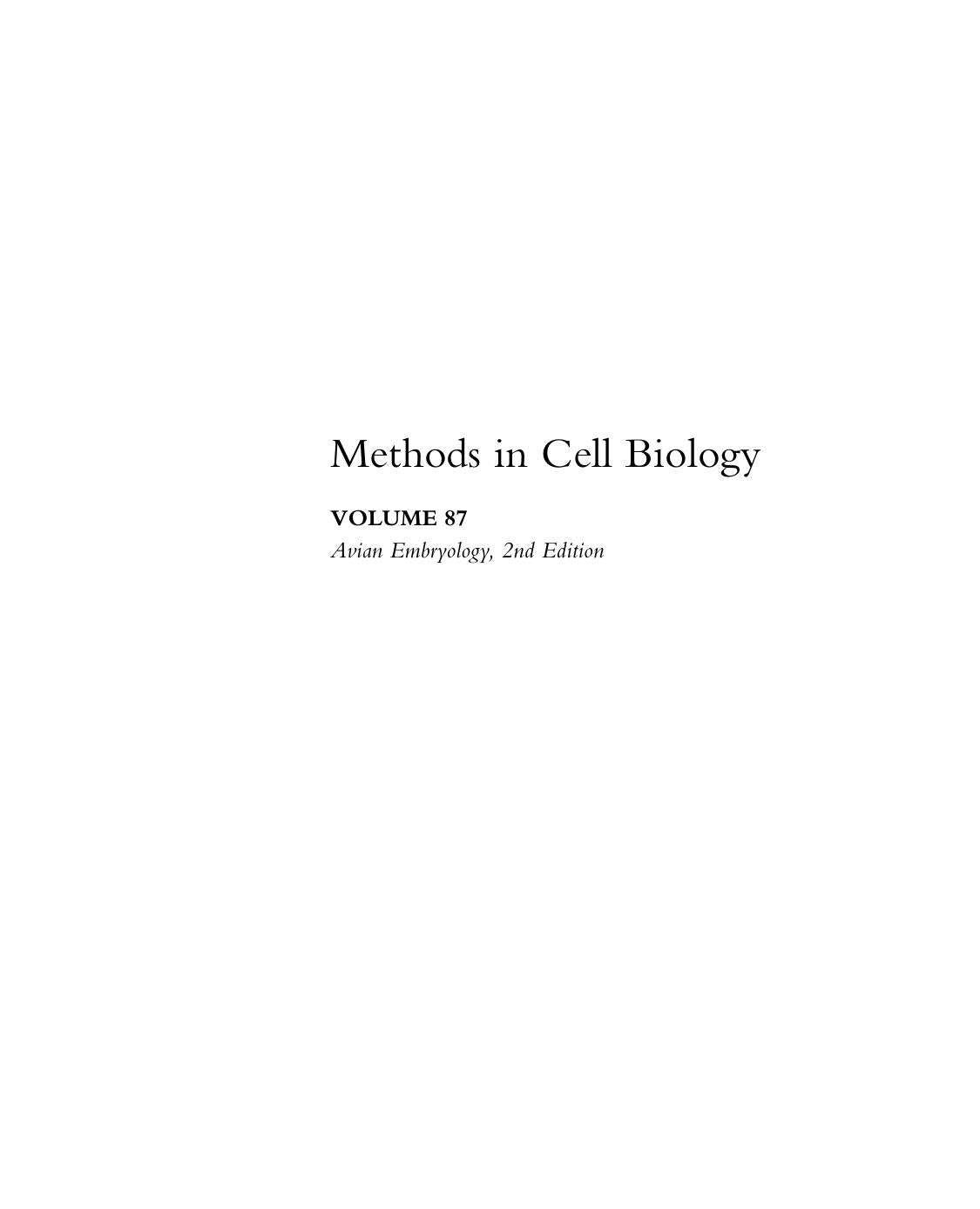 Avian Embryology 2Nd Edition