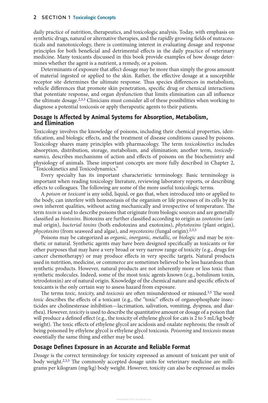 Small Animal Toxicology 3Rd Edition