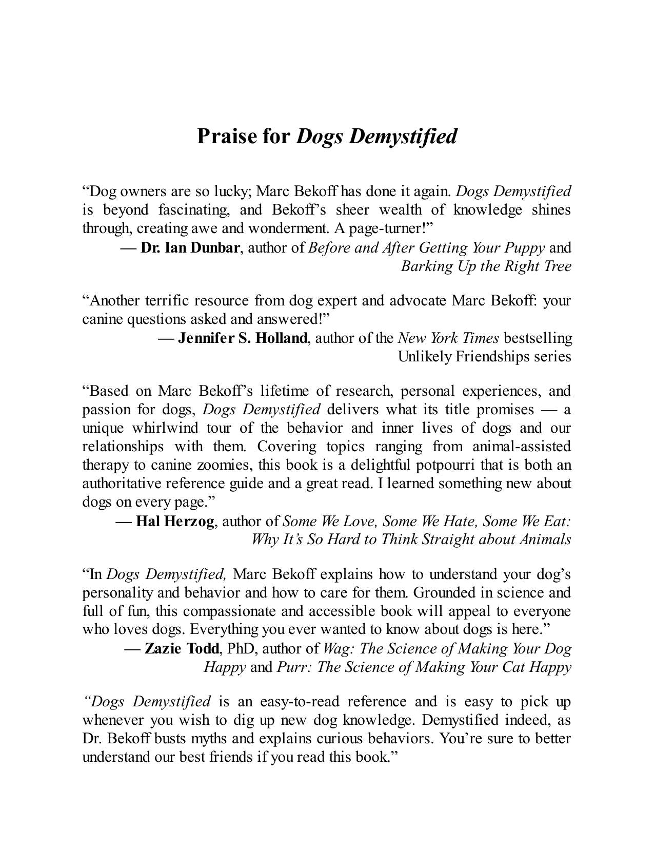 Dogs Demystified An A To Z Guide To All Things Canine