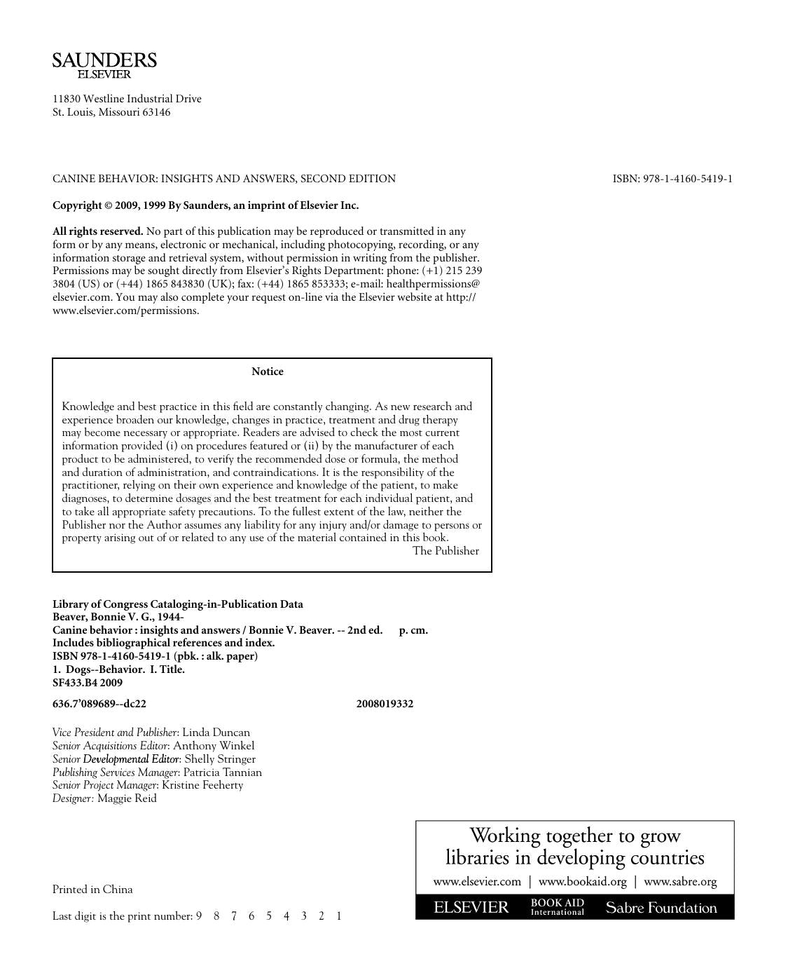 Canine Behavior Insights And Answers 2Nd Edition