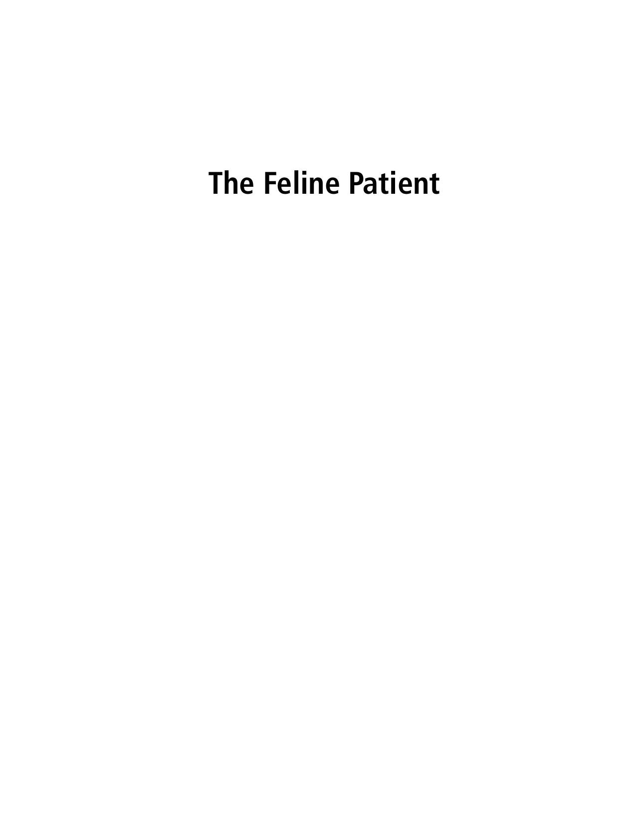 The Feline Patient 6Th Edition