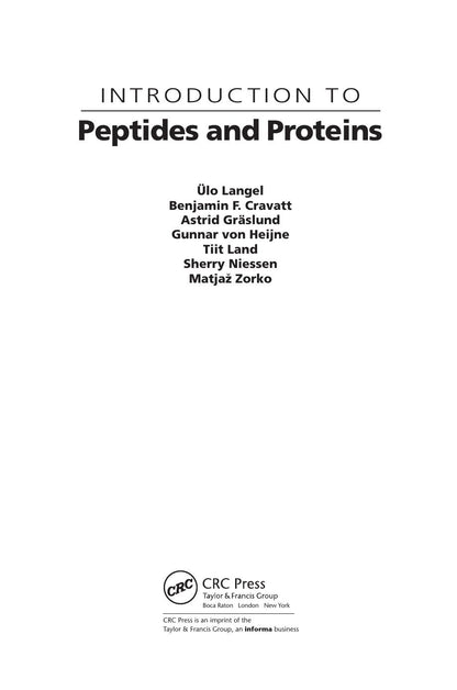 Introduction to Peptides and Proteins