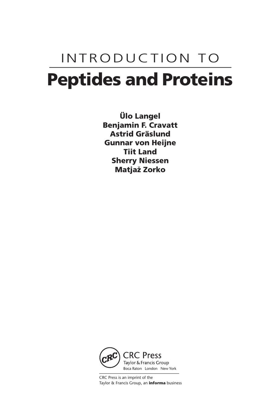 Preview page of Introduction to Peptides and Proteins