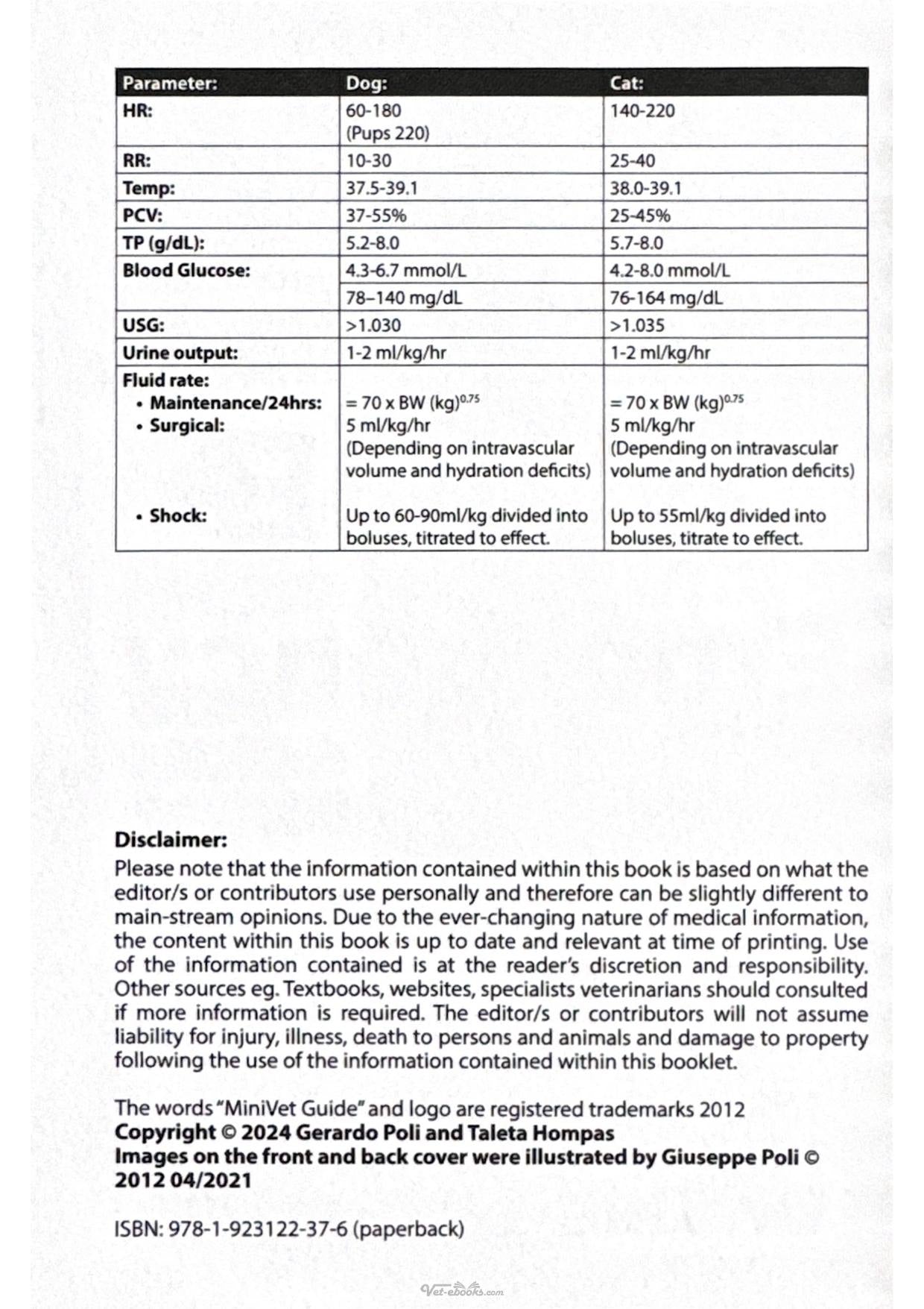 Minivet Guide Emergency Medicine