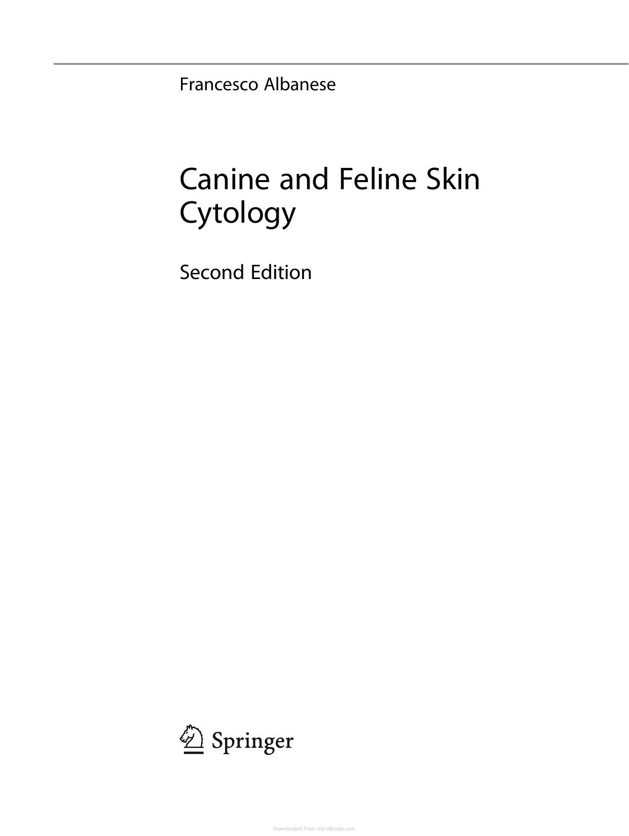 Canine And Feline Skin Cytology 2Nd Edition