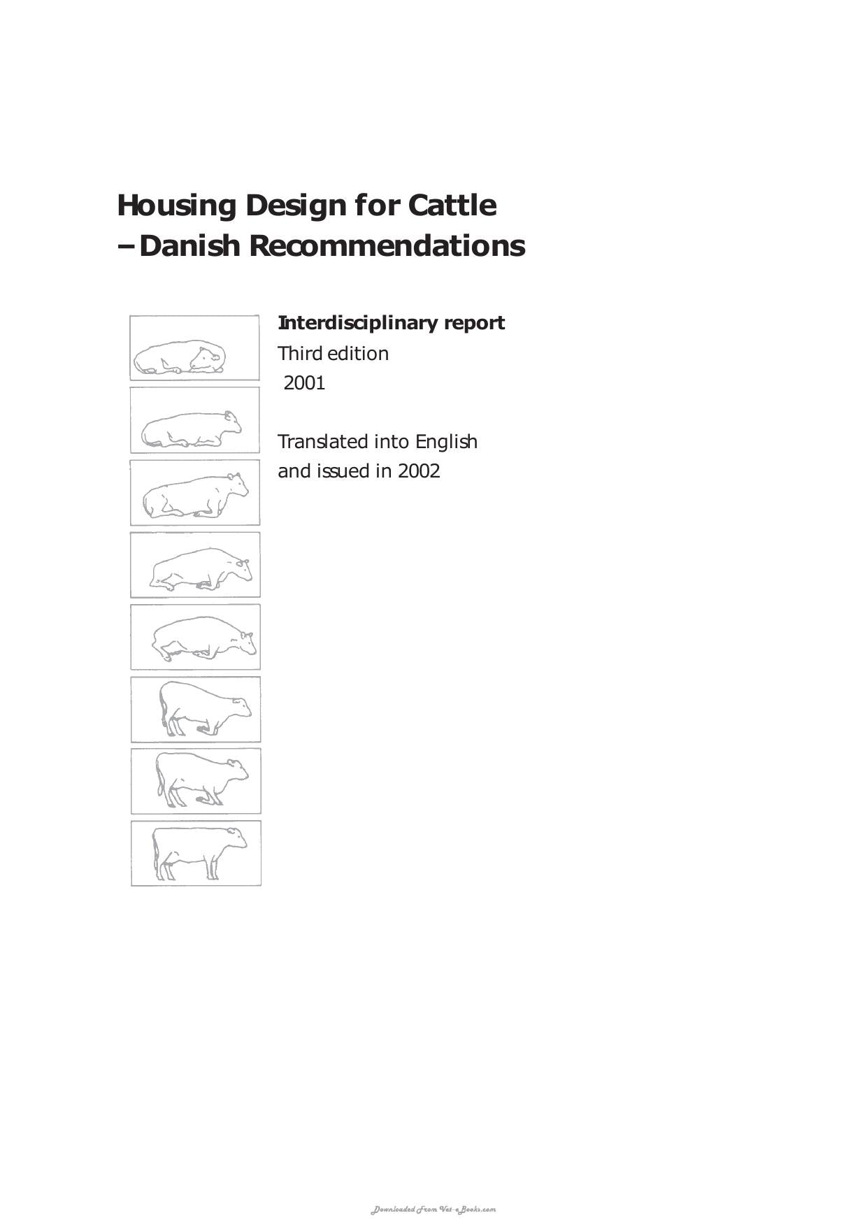 Housing Design For Cattle Danish Recommendations