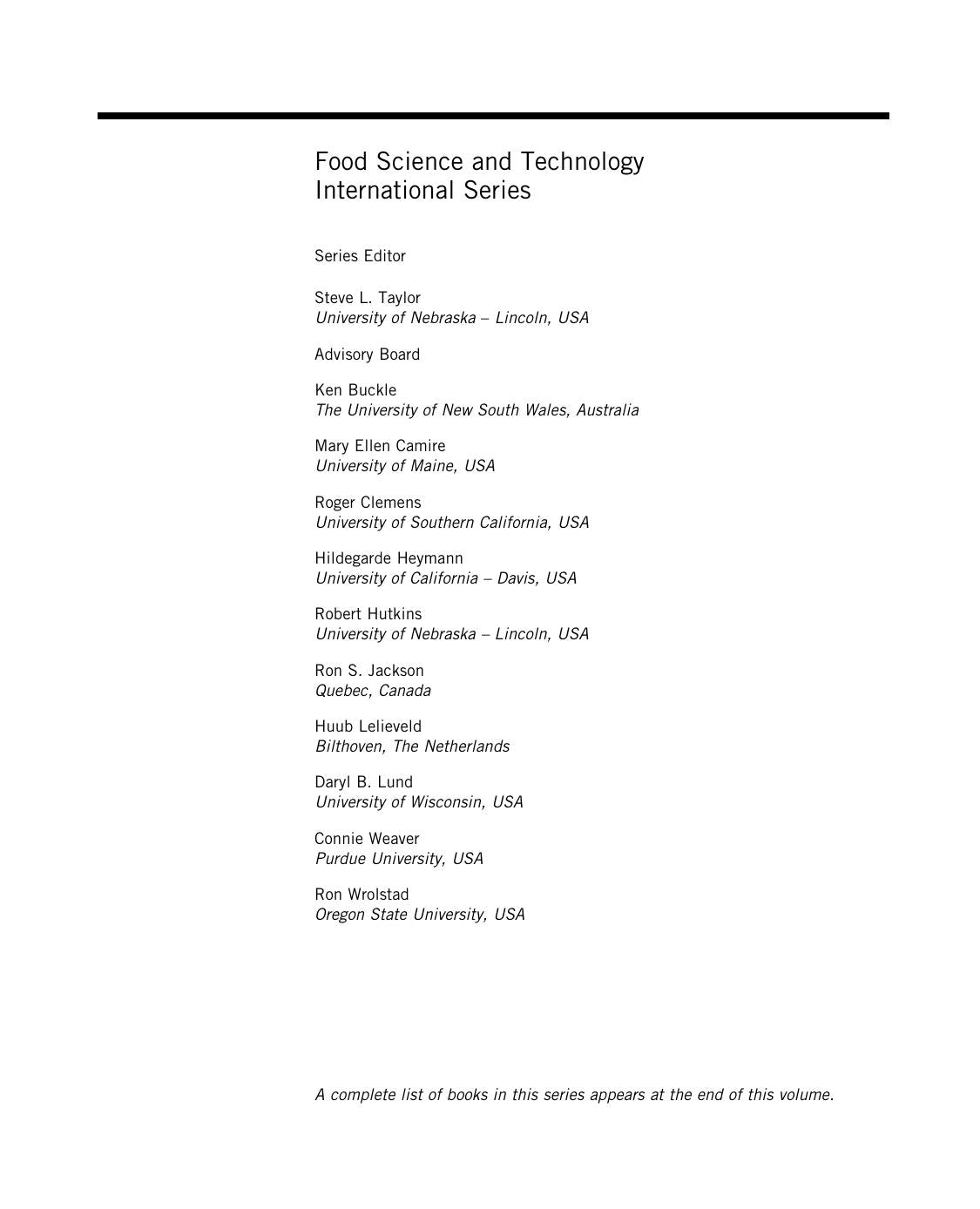 Introduction To Food Toxicology 2Nd Edition
