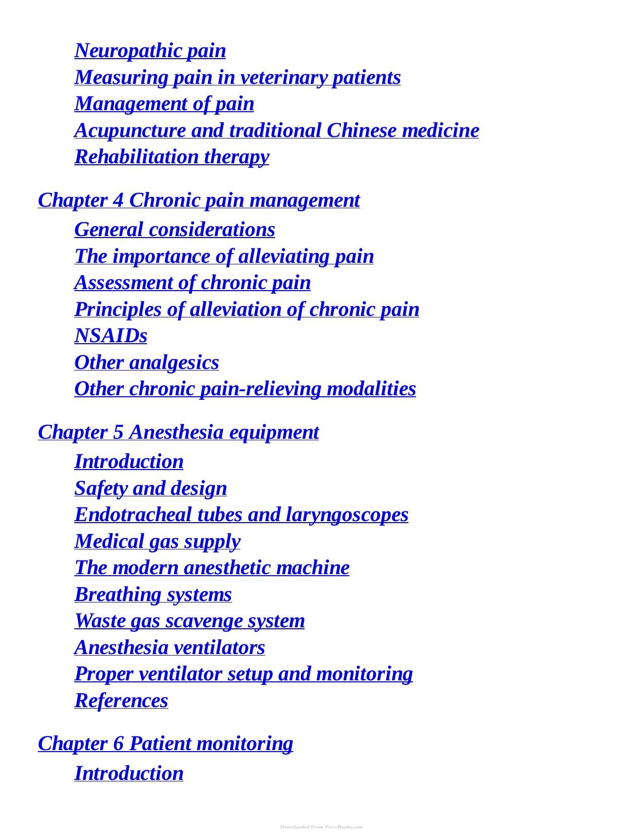 Essentials Of Small Animal Anesthesia And Analgesia 2Nd Edition