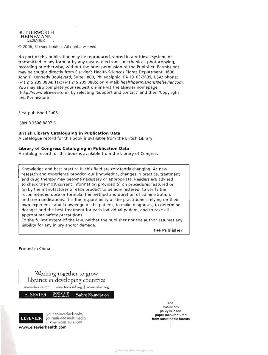 Preview page of Minor Veterinary Surgery a Handbook for Veterinary Nurses