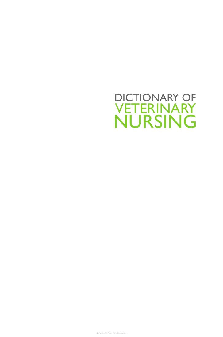 Dictionary Of Veterinary Nursing 4Th Edition